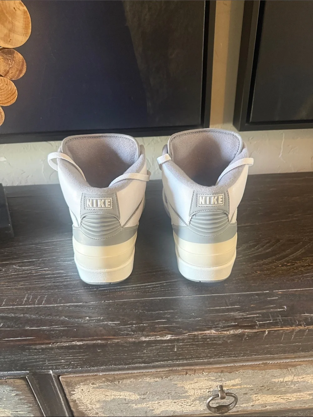 Jordan White High-Top Sneakers